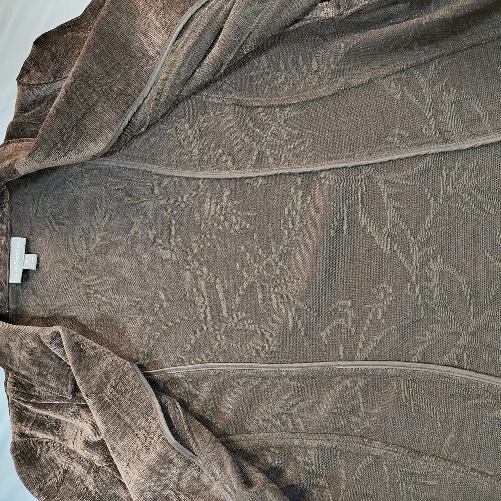Croft And Barrow Women's Brown Blazer Jacket , Size 10